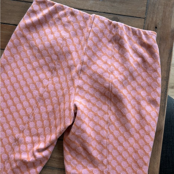 Anthropologie Maeve Margot Kick Flare Crop Pant Pink S - Picture 8 of 11